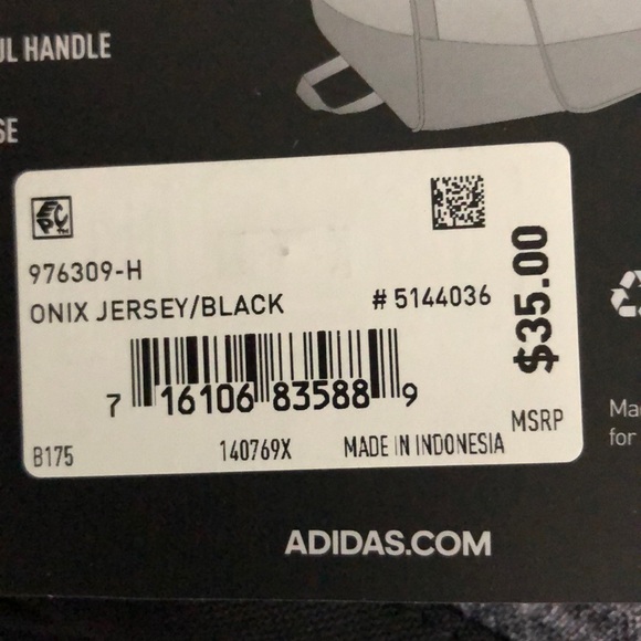 Adidas DEFENDER III Small Duffel Bag 5889 NWT - Picture 4 of 5